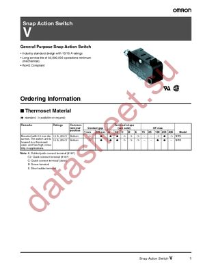 V-01G-1C23-K datasheet  
